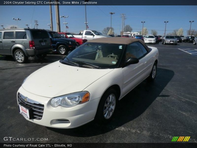Stone White / Sandstone 2004 Chrysler Sebring GTC Convertible
