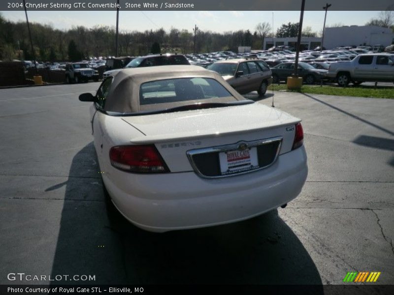 Stone White / Sandstone 2004 Chrysler Sebring GTC Convertible