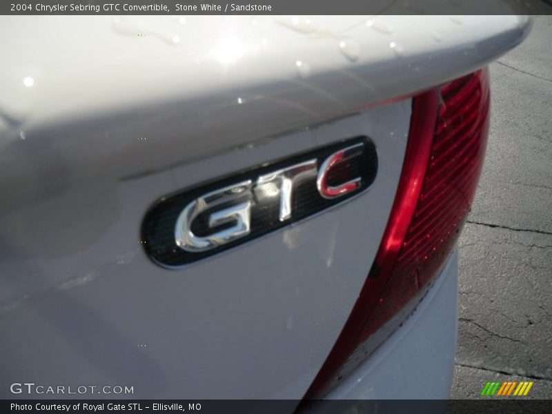 Stone White / Sandstone 2004 Chrysler Sebring GTC Convertible
