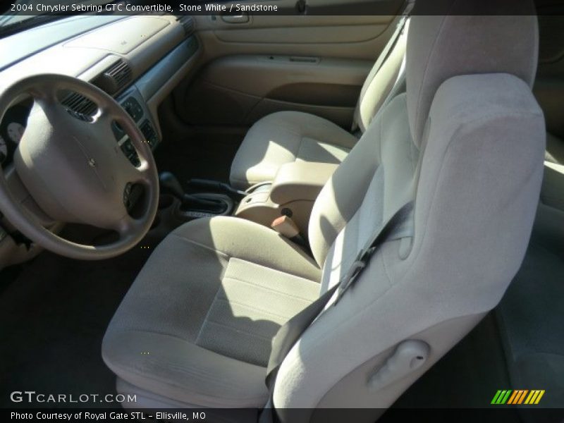 Stone White / Sandstone 2004 Chrysler Sebring GTC Convertible