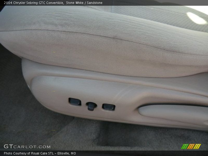 Stone White / Sandstone 2004 Chrysler Sebring GTC Convertible