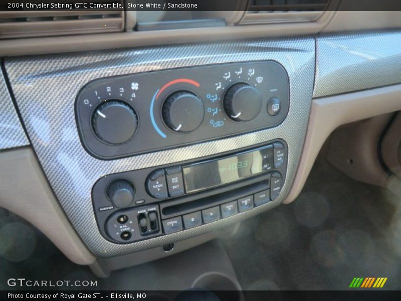 Stone White / Sandstone 2004 Chrysler Sebring GTC Convertible