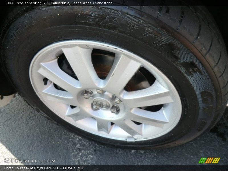 Stone White / Sandstone 2004 Chrysler Sebring GTC Convertible