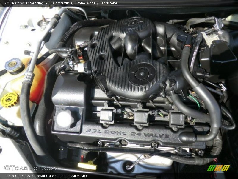 Stone White / Sandstone 2004 Chrysler Sebring GTC Convertible