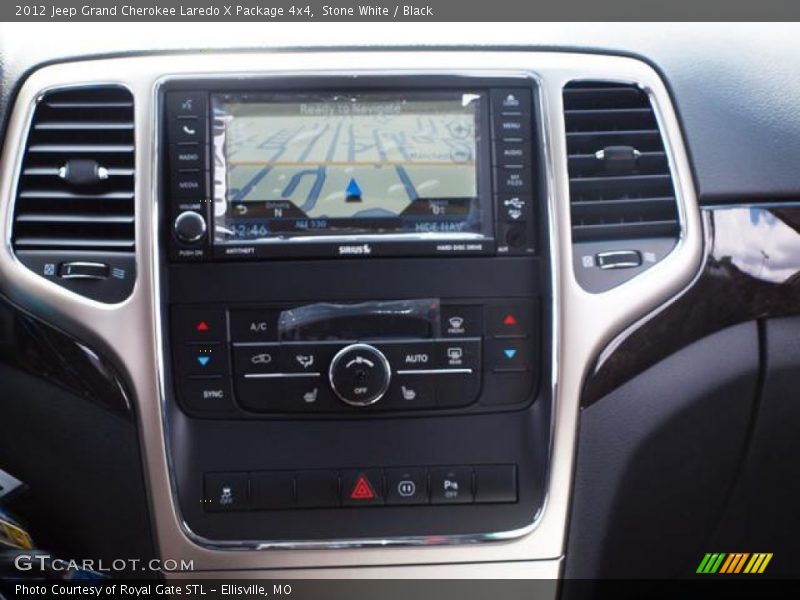 Stone White / Black 2012 Jeep Grand Cherokee Laredo X Package 4x4