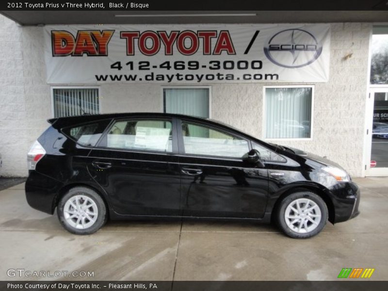 Black / Bisque 2012 Toyota Prius v Three Hybrid