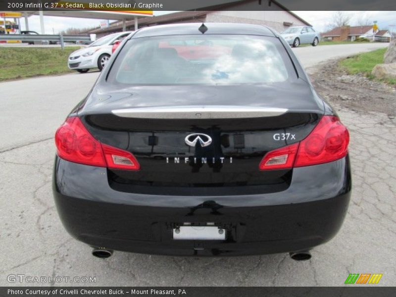 Black Obsidian / Graphite 2009 Infiniti G 37 x Sedan