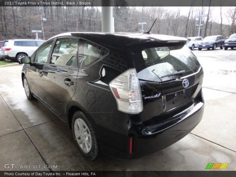 Black / Bisque 2012 Toyota Prius v Three Hybrid