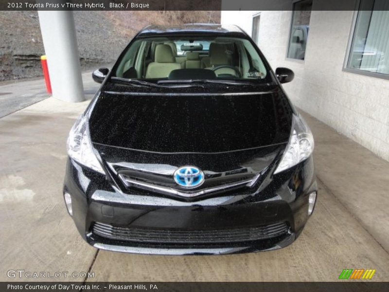 Black / Bisque 2012 Toyota Prius v Three Hybrid