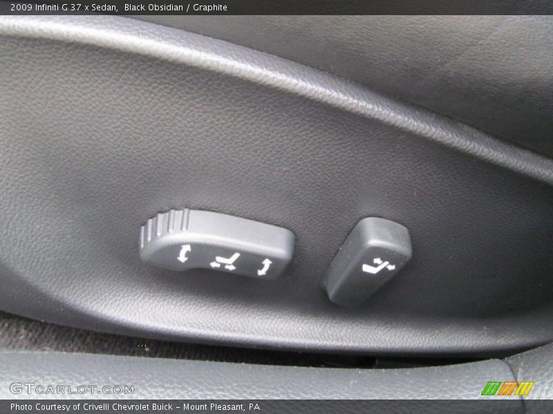 Black Obsidian / Graphite 2009 Infiniti G 37 x Sedan
