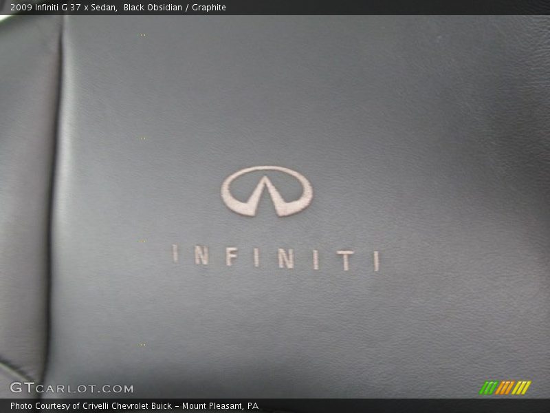Black Obsidian / Graphite 2009 Infiniti G 37 x Sedan