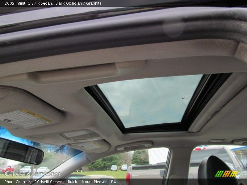 Black Obsidian / Graphite 2009 Infiniti G 37 x Sedan
