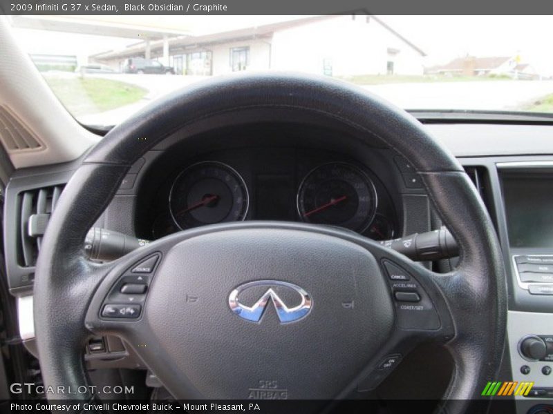 Black Obsidian / Graphite 2009 Infiniti G 37 x Sedan