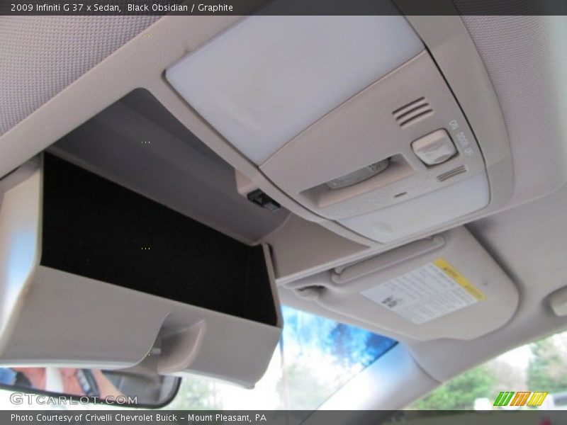Black Obsidian / Graphite 2009 Infiniti G 37 x Sedan