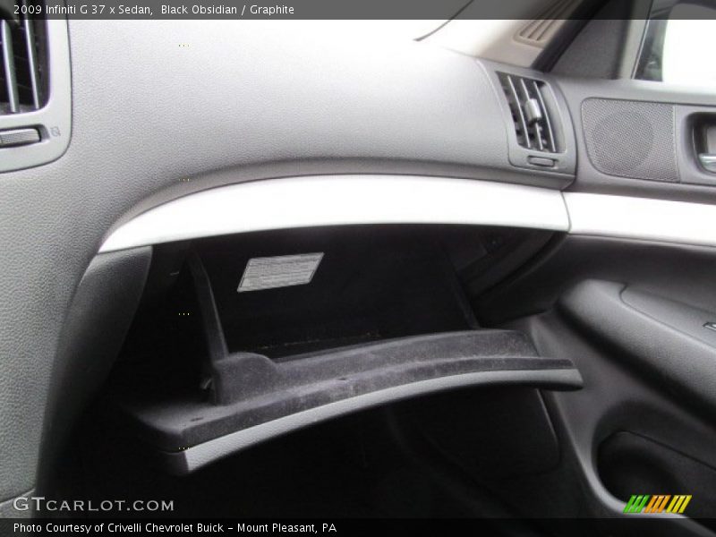 Black Obsidian / Graphite 2009 Infiniti G 37 x Sedan
