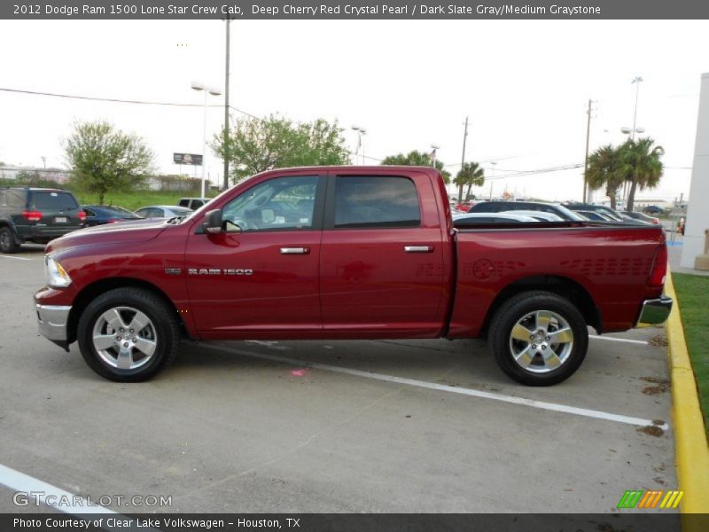  2012 Ram 1500 Lone Star Crew Cab Deep Cherry Red Crystal Pearl