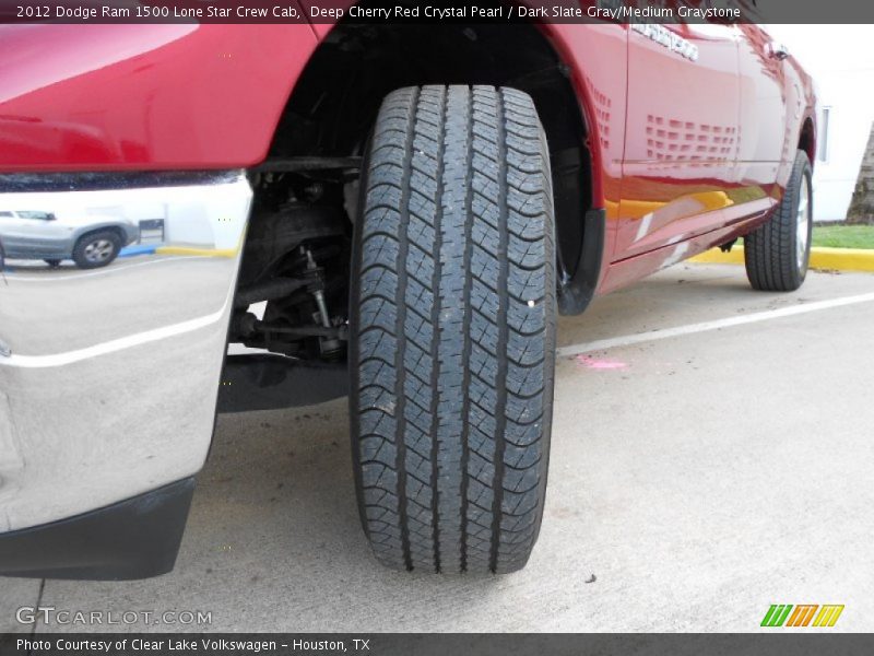 Deep Cherry Red Crystal Pearl / Dark Slate Gray/Medium Graystone 2012 Dodge Ram 1500 Lone Star Crew Cab