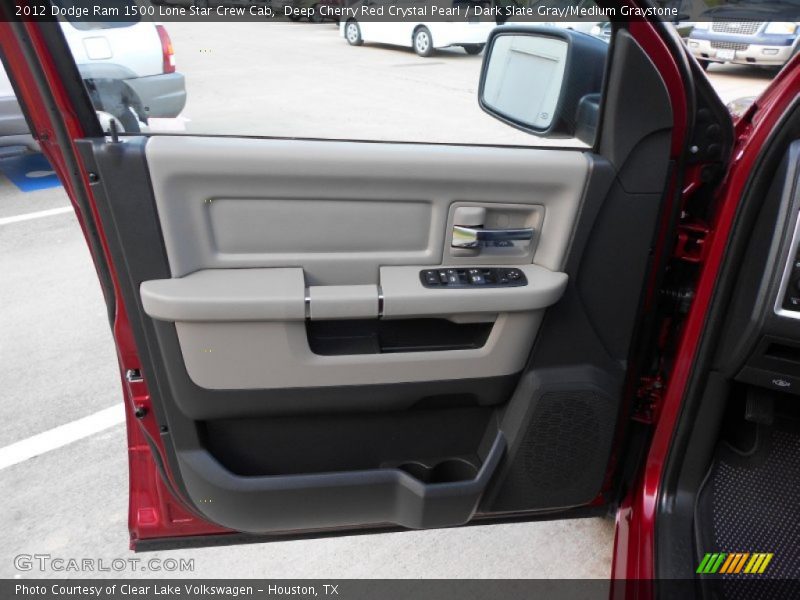 Deep Cherry Red Crystal Pearl / Dark Slate Gray/Medium Graystone 2012 Dodge Ram 1500 Lone Star Crew Cab