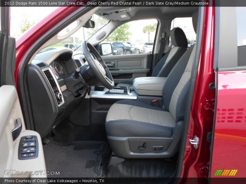  2012 Ram 1500 Lone Star Crew Cab Dark Slate Gray/Medium Graystone Interior