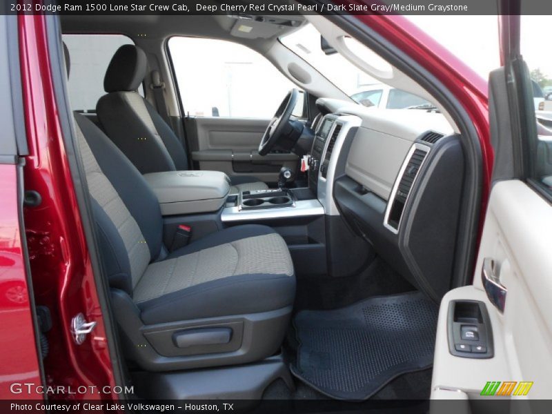 Deep Cherry Red Crystal Pearl / Dark Slate Gray/Medium Graystone 2012 Dodge Ram 1500 Lone Star Crew Cab
