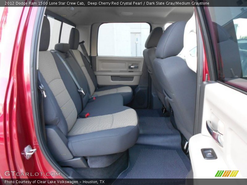 Rear Seat of 2012 Ram 1500 Lone Star Crew Cab