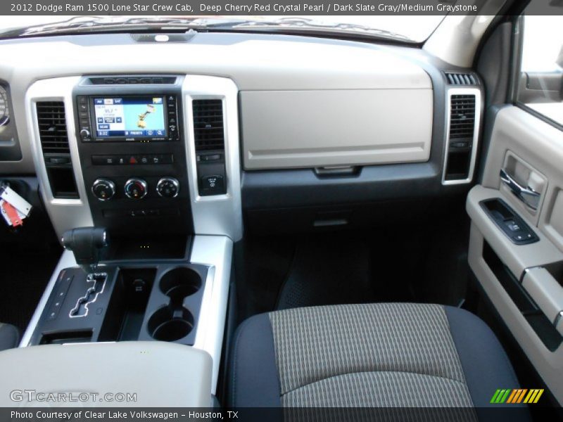 Deep Cherry Red Crystal Pearl / Dark Slate Gray/Medium Graystone 2012 Dodge Ram 1500 Lone Star Crew Cab