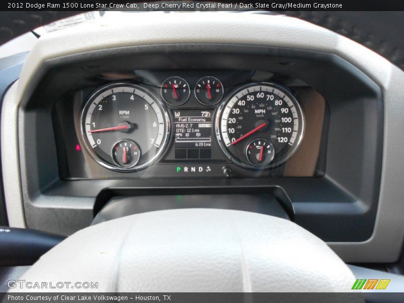  2012 Ram 1500 Lone Star Crew Cab Lone Star Crew Cab Gauges