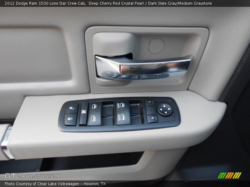 Deep Cherry Red Crystal Pearl / Dark Slate Gray/Medium Graystone 2012 Dodge Ram 1500 Lone Star Crew Cab