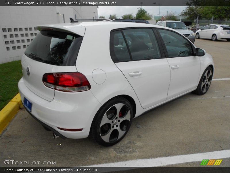 Candy White / Interlagos Plaid Cloth 2012 Volkswagen GTI 4 Door