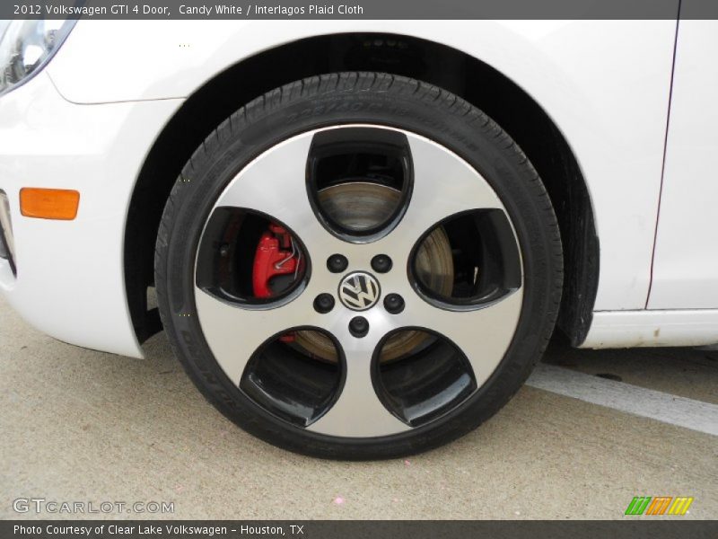 Candy White / Interlagos Plaid Cloth 2012 Volkswagen GTI 4 Door