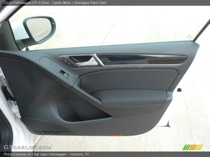 Candy White / Interlagos Plaid Cloth 2012 Volkswagen GTI 4 Door