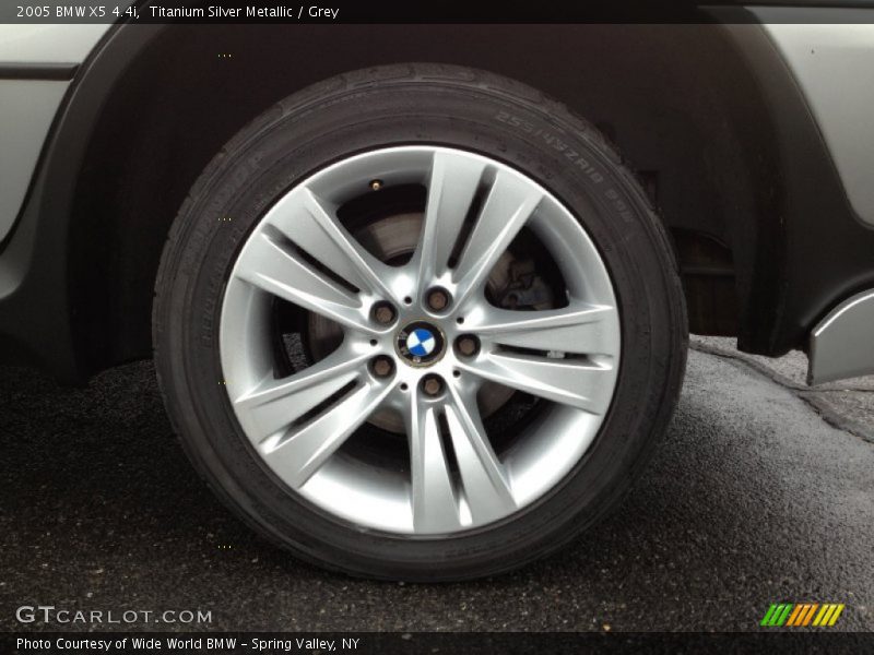 Titanium Silver Metallic / Grey 2005 BMW X5 4.4i