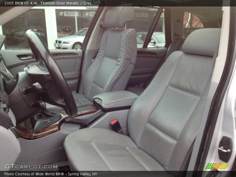 Titanium Silver Metallic / Grey 2005 BMW X5 4.4i