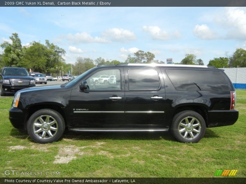 Carbon Black Metallic / Ebony 2009 GMC Yukon XL Denali