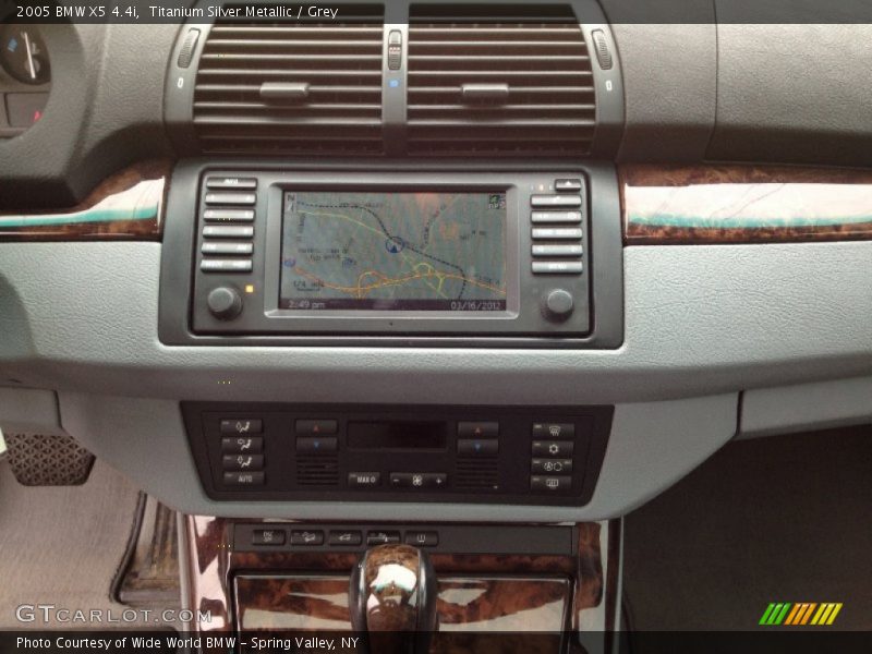 Titanium Silver Metallic / Grey 2005 BMW X5 4.4i