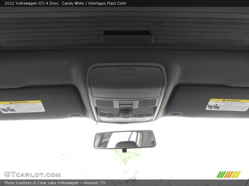Candy White / Interlagos Plaid Cloth 2012 Volkswagen GTI 4 Door