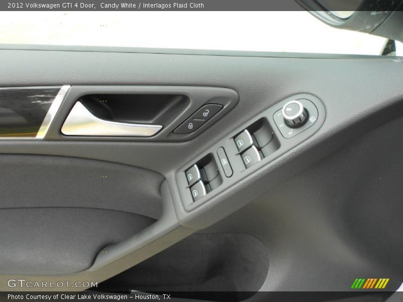 Candy White / Interlagos Plaid Cloth 2012 Volkswagen GTI 4 Door