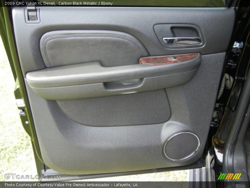 Carbon Black Metallic / Ebony 2009 GMC Yukon XL Denali