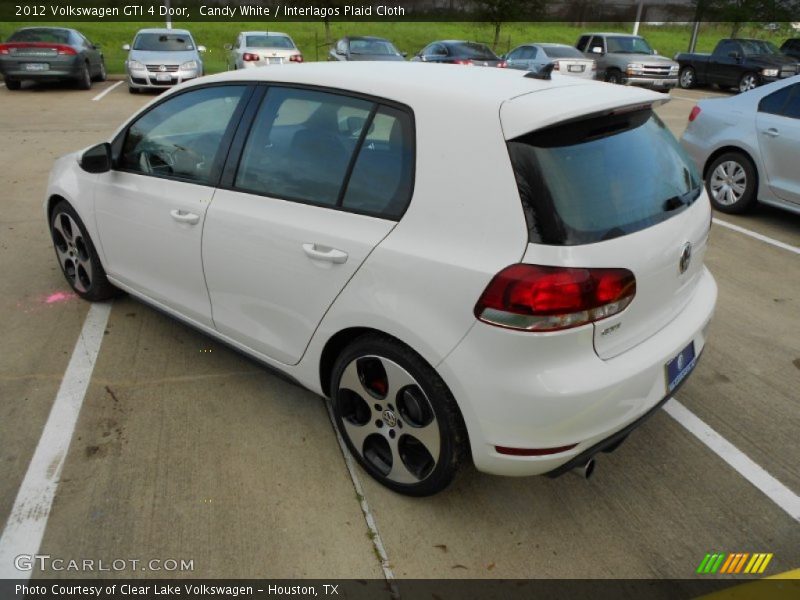 Candy White / Interlagos Plaid Cloth 2012 Volkswagen GTI 4 Door