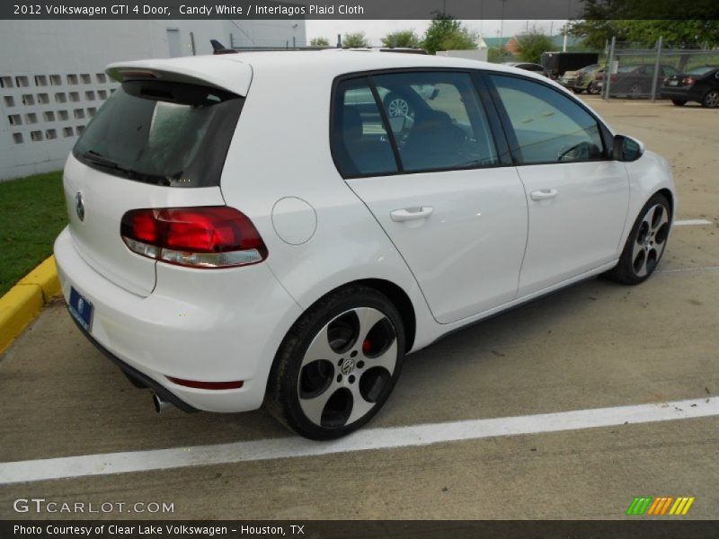 Candy White / Interlagos Plaid Cloth 2012 Volkswagen GTI 4 Door
