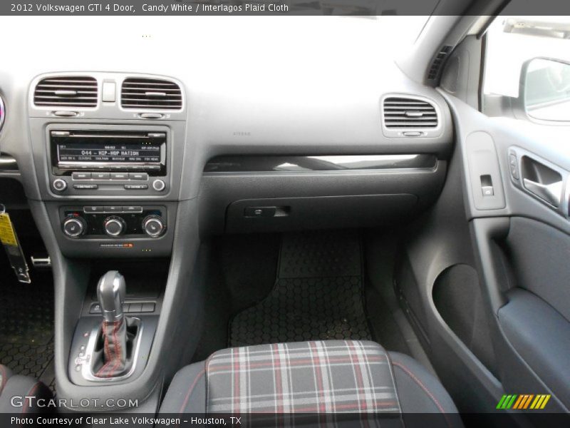 Candy White / Interlagos Plaid Cloth 2012 Volkswagen GTI 4 Door
