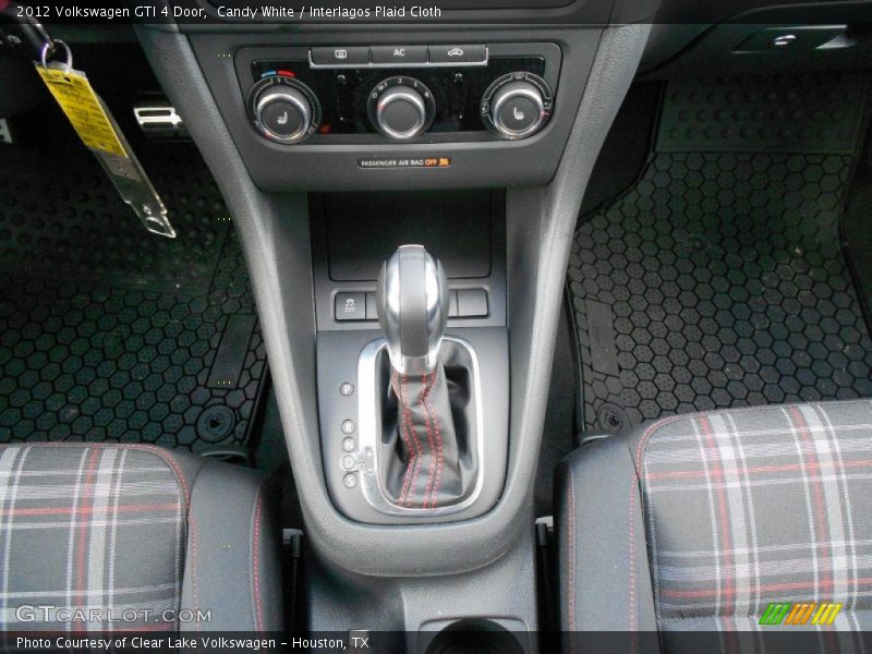 Candy White / Interlagos Plaid Cloth 2012 Volkswagen GTI 4 Door