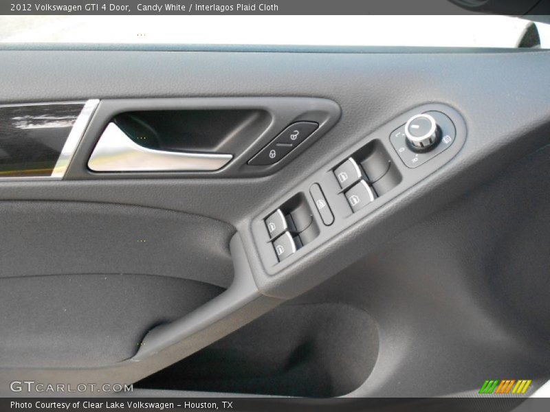 Candy White / Interlagos Plaid Cloth 2012 Volkswagen GTI 4 Door