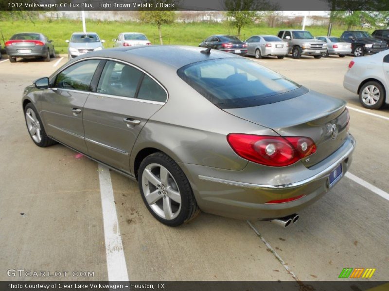 Light Brown Metallic / Black 2012 Volkswagen CC Lux Plus