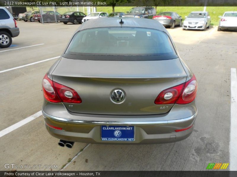 Light Brown Metallic / Black 2012 Volkswagen CC Lux Plus
