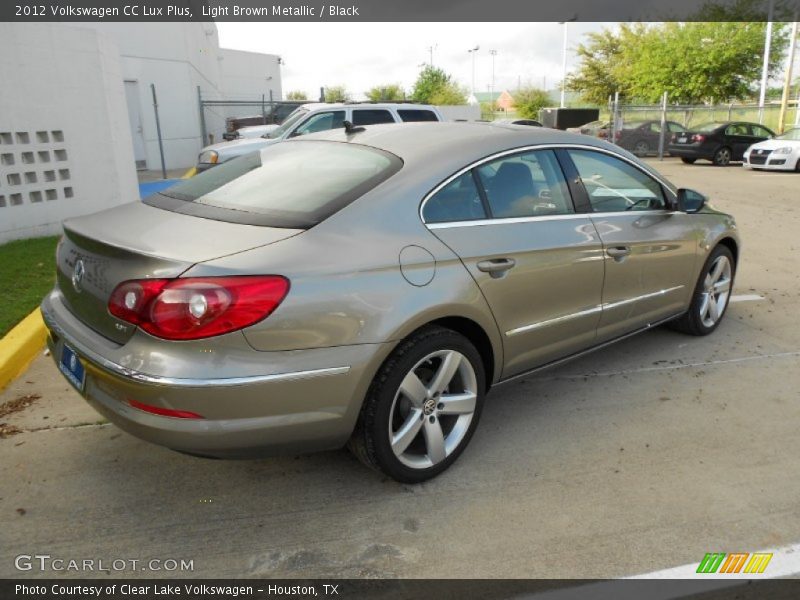 Light Brown Metallic / Black 2012 Volkswagen CC Lux Plus