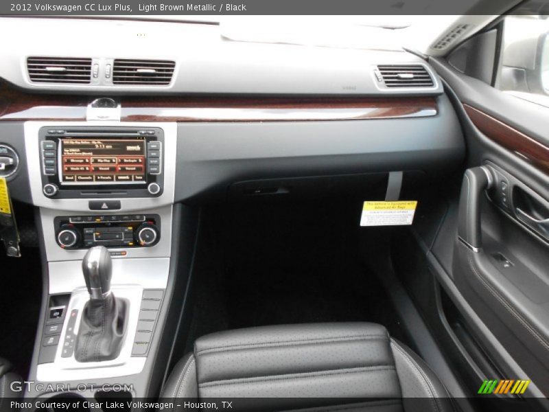 Light Brown Metallic / Black 2012 Volkswagen CC Lux Plus