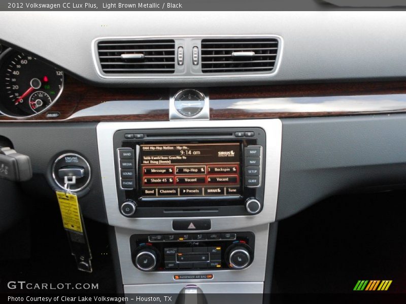Light Brown Metallic / Black 2012 Volkswagen CC Lux Plus