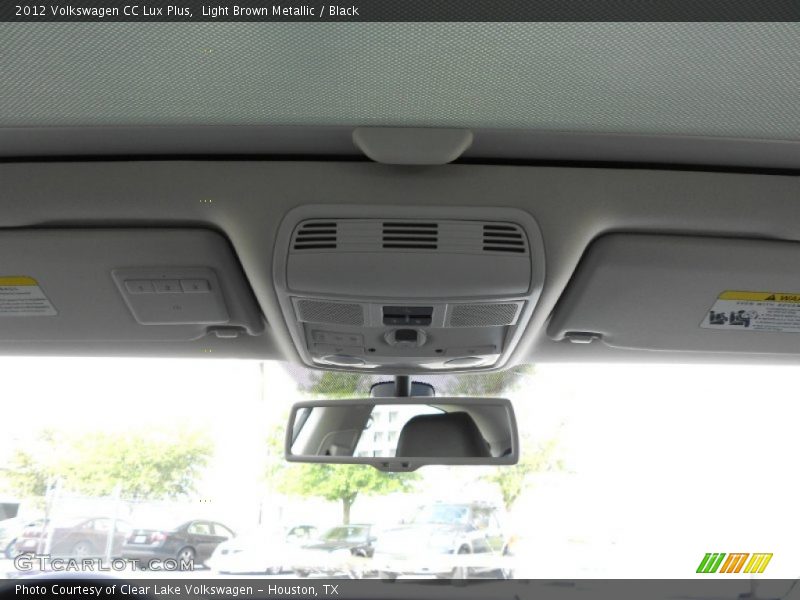 Light Brown Metallic / Black 2012 Volkswagen CC Lux Plus