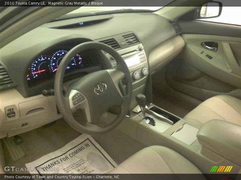 Magnetic Gray Metallic / Bisque 2010 Toyota Camry LE
